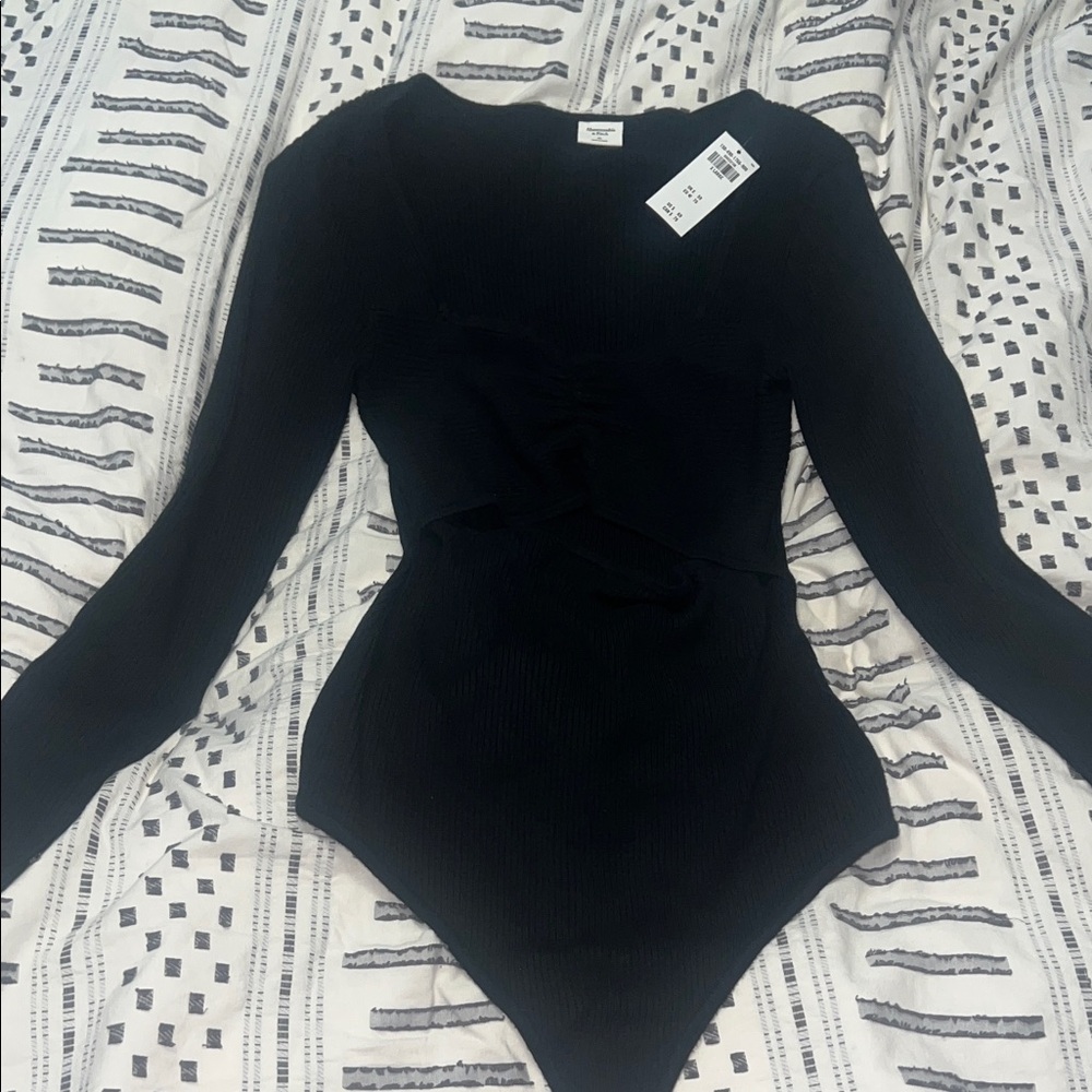 AF Black Ribbed Knit Sweater